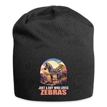 Zebras Zebra - Jersey Beanie - black - Front