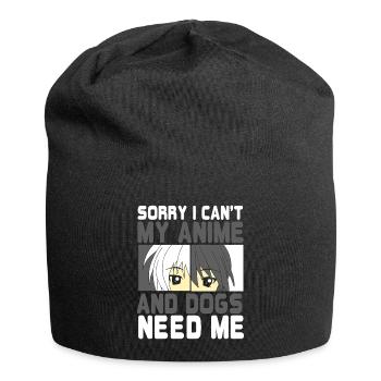Anime Manga Otaku Kawaii Japan Cosplay Comic - Jersey Beanie - black - Front