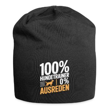 École canine Dog Lover Dresseur de chiens - Bonnet en jersey - noir - Devant