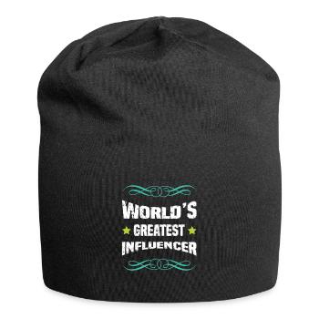 World's Best Influencer - Jersey Beanie - black - Front