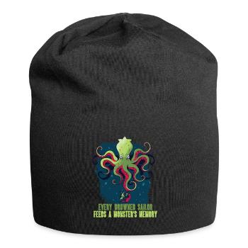 Kraken Mythological Creatures - Jersey Beanie - black - Front