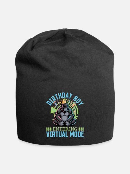 Birthday Gamer VR - Jersey-Beanie - Schwarz