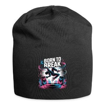 Streetdance Beat – Urban DJ Music Design - Bonnet en jersey - noir - Devant
