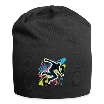 Streetdance Beat – Urban DJ Music Design - Bonnet en jersey - noir - Devant