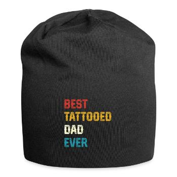 Best Tattooed Dad Ever - Jersey Beanie - black - Front