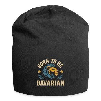 Born to be Bavarian Löwe Bayern - Jersey Beanie - black - Front
