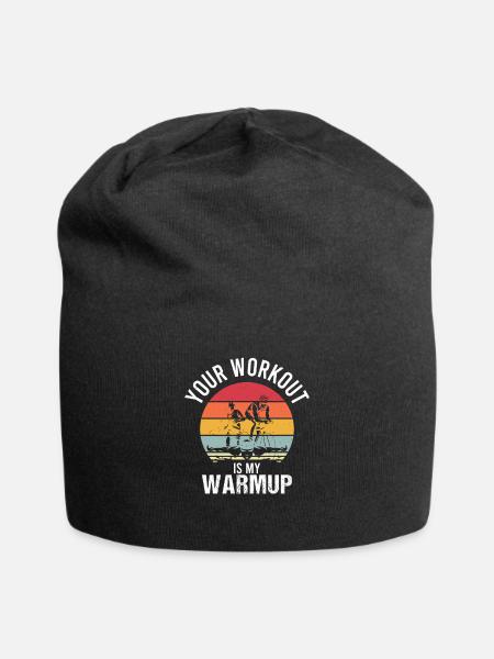 Triathlon Natation Cyclisme Course à pied Sports vintage - Bonnet en jersey - noir