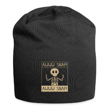 Arm Fracture Halloween Skeleton Bone Bone Fracture - Jersey Beanie - black - Front