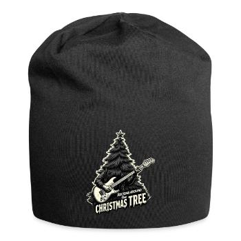 Rocking around the Christmas Tree - Jersey Beanie - black - Front