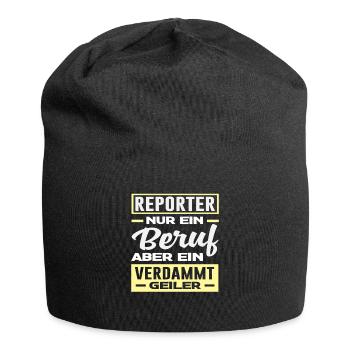 Journaliste d’investigation Profession de journaliste - Bonnet en jersey - noir - Devant