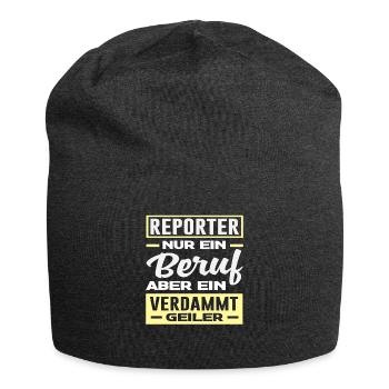 Investigative Reporter Journalist Occupation - Jersey Beanie - charcoal grey - Front