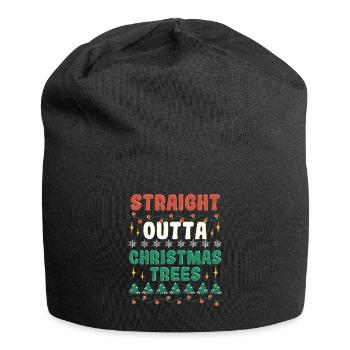 Weihnachtsbaum Züchter - Jersey-Beanie - Schwarz - Vorne