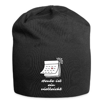 Today is a Maybe Saying - Jersey Beanie - black - Front