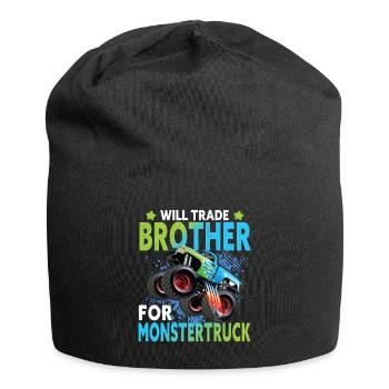 Monstertruck - Jersey-Beanie - Schwarz - Vorne