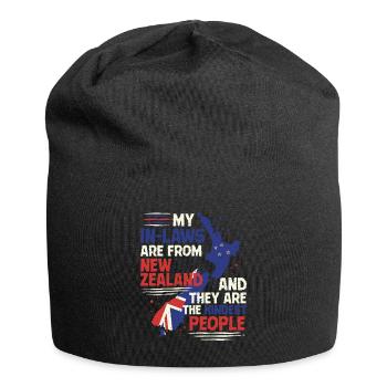 Neuseeland Verwandte Schwiegermutter - Jersey-Beanie - Schwarz - Vorne