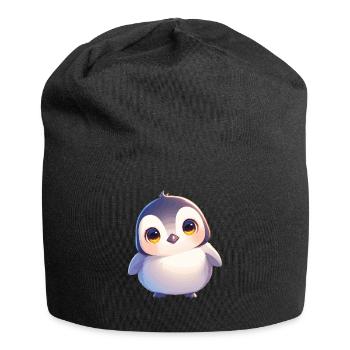 Pinguine Pinguin - Jersey-Beanie - Schwarz - Vorne