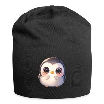 Pinguine Pinguin - Jersey-Beanie - Schwarz - Vorne