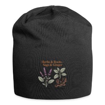 Herbes Botaniques - Sauge & Gingembre - Bonnet en jersey - noir - Devant