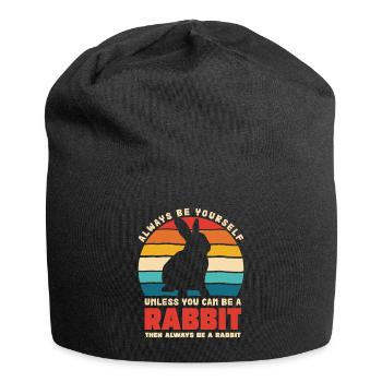 Retro Bunnies Dicter d’être soi-même - Bonnet en jersey - noir - Devant