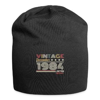 December 1984 Gift - Jersey Beanie - black - Front