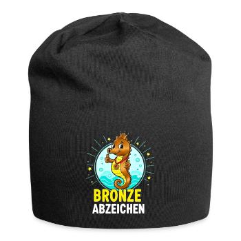 Bronze Badge Swimming Course Passed - Jersey Beanie - black - Front