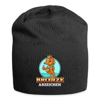 Seahorse Bronze Badge Swimming Course - Jersey Beanie - black - Front