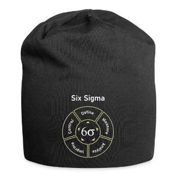 Six Sigma Process Define Measure - Jersey Beanie - black - Front