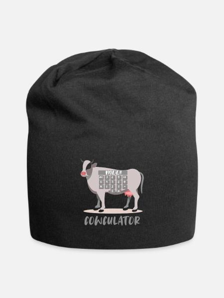 Mathe Mathematik Lehrer Spruch Mathelehrer Lustig - Jersey-Beanie - Schwarz