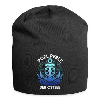 Baltic Sea Holiday POEL PEARL OF THE BALTIC SEA Funny - Jersey Beanie - black - Front