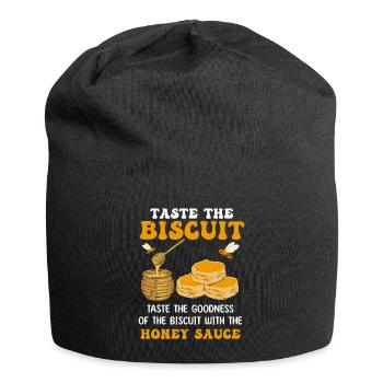 Honey Biscuit Delight - Jersey Beanie - black - Front
