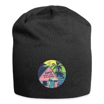 Humanité Égalité - Bonnet en jersey - noir - Devant