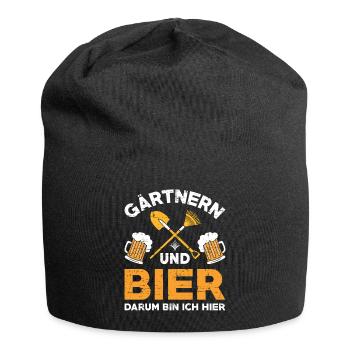Jardinier Jardinage Jardinage Jardinage Jardinage - Bonnet en jersey - noir - Devant
