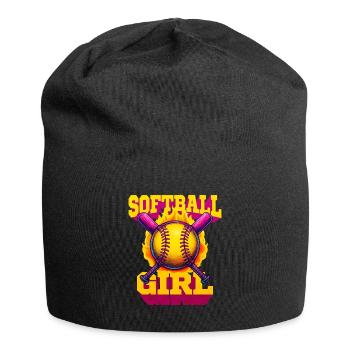 Softball - Jersey Beanie - black - Front