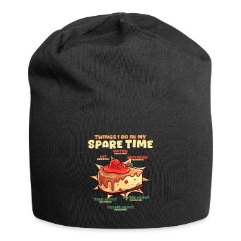 Cake Cheesecake - Jersey Beanie - black - Front