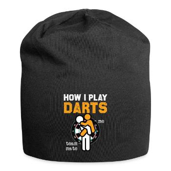 Darts Hug Team Spirit - Jersey Beanie - black - Front