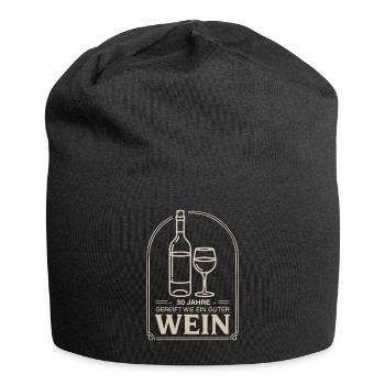 30 Jahre gereift wie ein guter Wein - Jersey-Beanie - Schwarz - Vorne