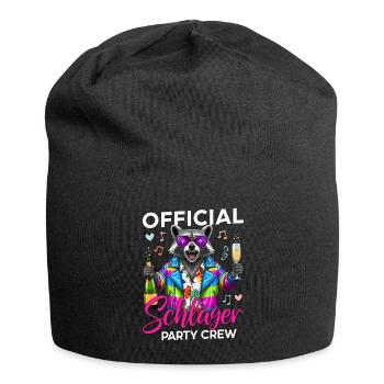 Official Schlager Party Crew - Jersey Beanie - black - Front
