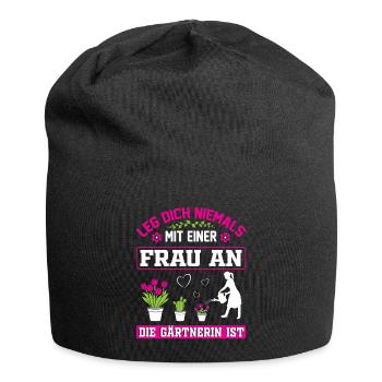 Jardinier Jardinage Jardinage Jardinage Jardinage - Bonnet en jersey - noir - Devant