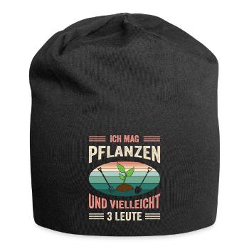 Jardinier Jardinage Jardinage Jardinage Jardinage - Bonnet en jersey - noir - Devant