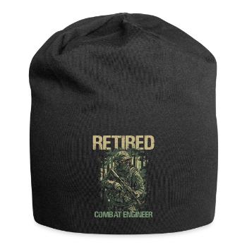 Ruhiger Kampfingenieur Illustration - Jersey-Beanie - Schwarz - Vorne