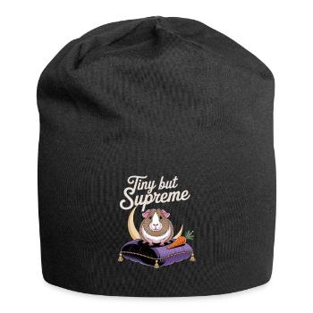 Minuscule mais cochon d’Inde - Bonnet en jersey - noir - Devant