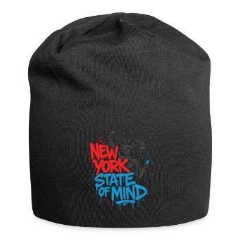 New York State of Mind – Graffiti Street Art Look - Jersey Beanie - black - Front