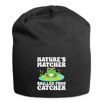 Frog Catcher Nature´s Matcher Skilled Catcher Frog - Jersey-Beanie - Schwarz - Vorne