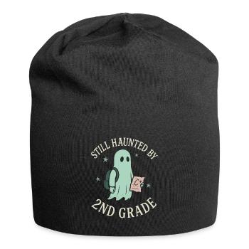 Highly gifted burnout graduate with academic - Jersey Beanie - black - Front