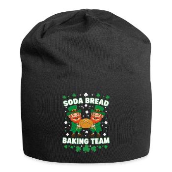 Lustiges Soda Brot Backteam St Patricks - Jersey-Beanie - Schwarz - Vorne