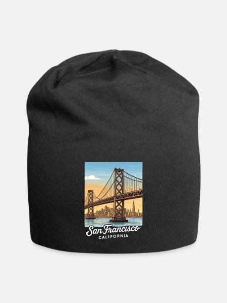 San Francisco - Jersey-Beanie - Schwarz