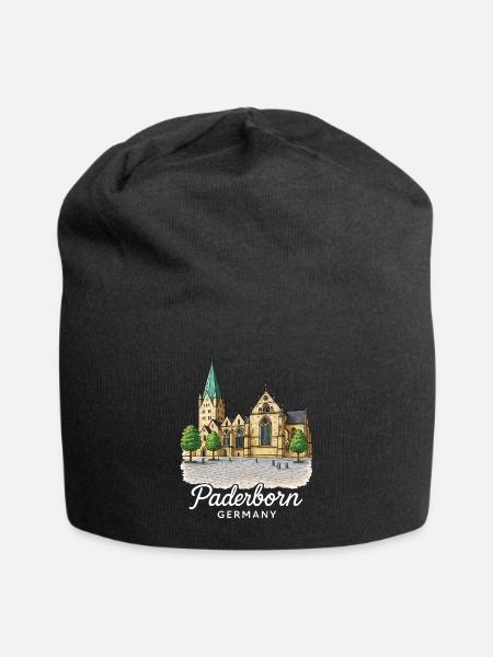 Paderborn - Jersey-Beanie - Schwarz