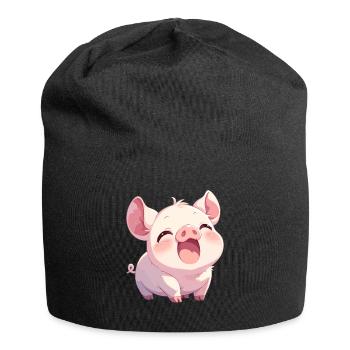 Pig Pig - Jersey Beanie - black - Front