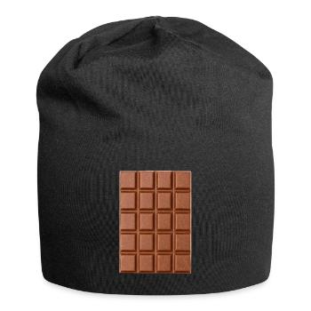 chocolate - Jersey Beanie - black - Front