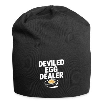 Teuflischer Eierhändler - Jersey-Beanie - Schwarz - Vorne